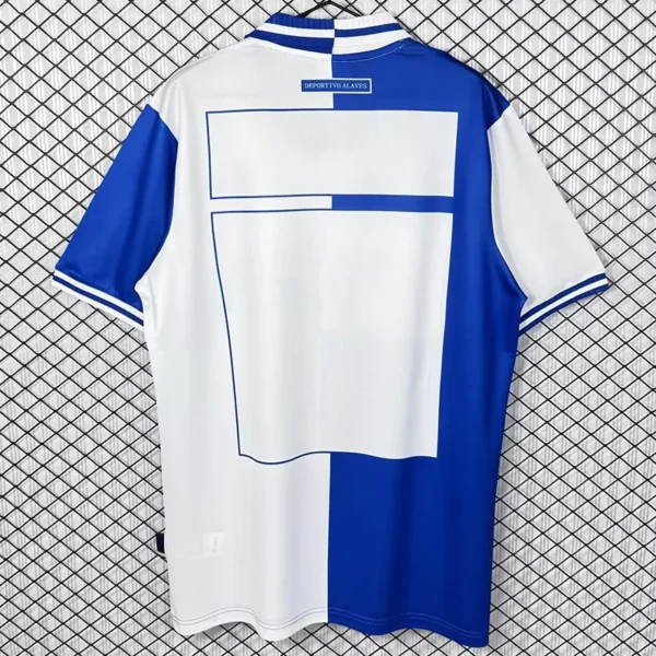 Alaves 1999/00 Retro Home Jersey Fan Version - Back View Alaves 1999/00 Retro Home Jersey Fan Version - Back View | KFCOOL