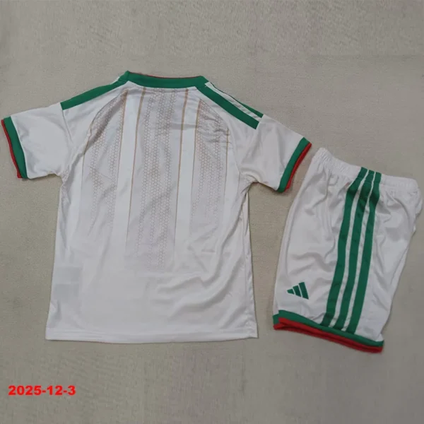 Algeria 2026/27 Home Kids Kit Fan Version - Back View | KFCOOL