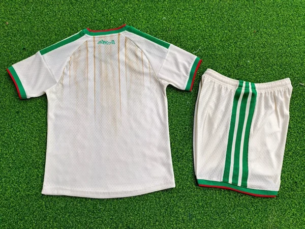 Algeria 2026/27 Home Kids Kit Player Version - Back View | KFCOOL