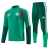 Algeria 2026/27 Green Half Pull Tracksuit - Front View - KFCool – Football Jerseys & Soccer Kits Store Algeria 2026/27 Green Half Pull Tracksuit - Front View | KFCOOL