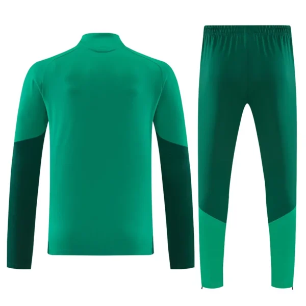 Algeria 2026/27 Green Half Pull Tracksuit - Back View - KFCool – Football Jerseys & Soccer Kits Store Algeria 2026/27 Green Half Pull Tracksuit - Back View | KFCOOL