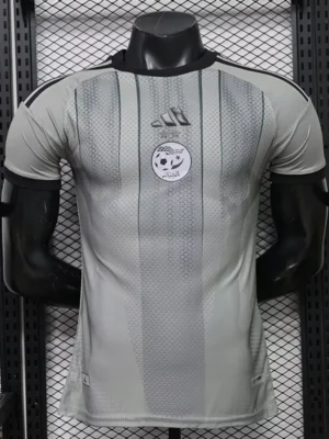 Algeria 2026/27 Grey Special Edition Training Shirt Player Version - Front View | KFCOOL