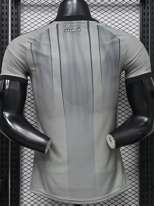 Algeria 2026/27 Grey Special Edition Training Shirt Player Version - Back View Algeria 2026/27 Grey Special Edition Training Shirt Player Version - Back View | KFCOOL