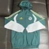 Algeria 2026/27 Green Windbreaker - Front View - KFCool – Football Jerseys & Soccer Kits Store Algeria 2026/27 Green Windbreaker - Front View | KFCOOL