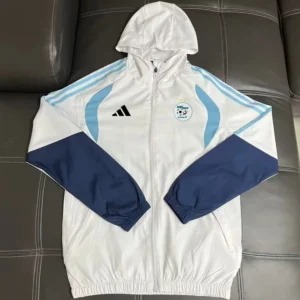 Algeria 2026/27 White Windbreaker - Front View | KFCOOL