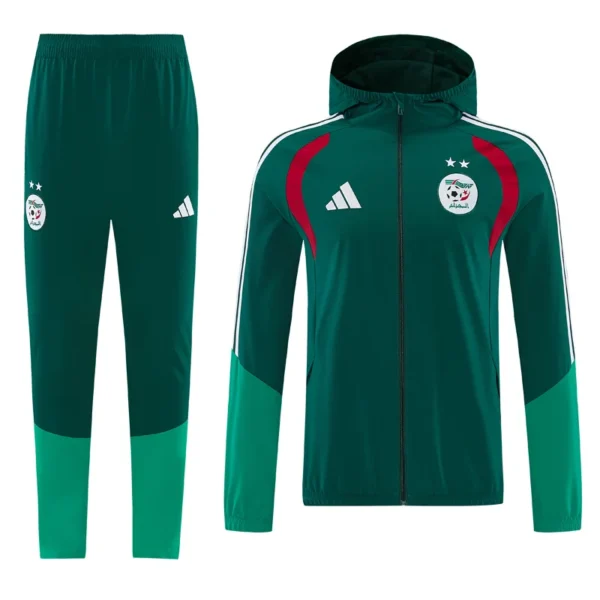 Algeria 2026/27 Windbreaker Suit - Front View - KFCool – Football Jerseys & Soccer Kits Store Algeria 2026/27 Windbreaker Suit - Front View | KFCOOL