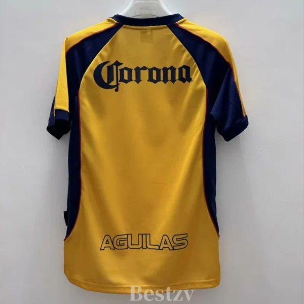 Club America 2001/02 Retro Home Jersey Fan Version - Back View | KFCOOL
