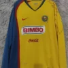 Club America 2007/08 Retro Home Long Sleeve Jersey Fan Version - Front View | KFCOOL