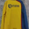 Club America 2007/08 Retro Home Long Sleeve Jersey Fan Version - Back View | KFCOOL