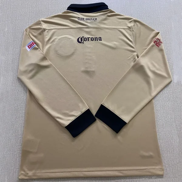 Club America 2011/12 Retro Anniversary Long Sleeve Jersey Fan Version - Back View | KFCOOL