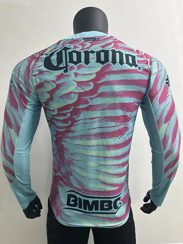 Club America 2026/27 Goalkeeper Long Sleeve Jersey Player Version - Back View | KFCOOL