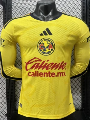 Club America 2026/27 Home Long Sleeve Jersey Player Version - Front View | KFCOOL