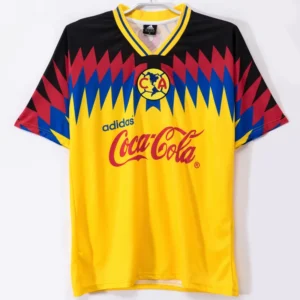 Club America 1995/96 Retro Home Jersey Fan Version - Front View Club America 1995/96 Retro Home Jersey Fan Version - Front View | KFCOOL