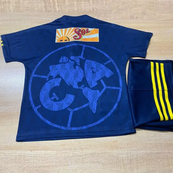 Club America 1998/99 Retro Away Kids Kit Fan Version - Back View | KFCOOL