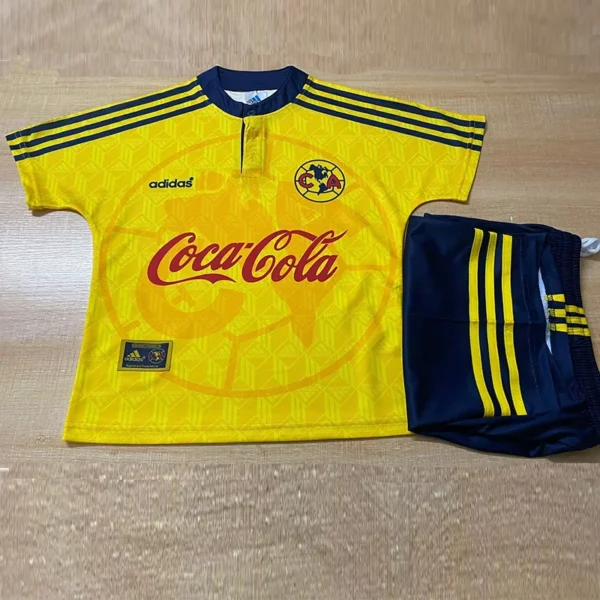 Club America 1998/99 Retro Home Kids Kit Fan Version - Front View | KFCOOL