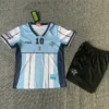 Argentina 2001/02 Retro Kids Kit Fan Version - Front View - KFCool – Football Jerseys & Soccer Kits Store Argentina 2001/02 Retro Kids Kit Fan Version - Front View | KFCOOL