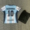 Argentina 2001/02 Retro Kids Kit Fan Version - Back View - KFCool – Football Jerseys & Soccer Kits Store Argentina 2001/02 Retro Kids Kit Fan Version - Back View | KFCOOL