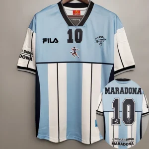 Argentina 2001/02 Retro Jersey Fan Version - Front View Argentina 2001/02 Retro Jersey Fan Version - Front View | KFCOOL