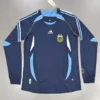 Argentina 2006/07 Retro Away Long Sleeve Jersey Fan Version - Front View | KFCOOL