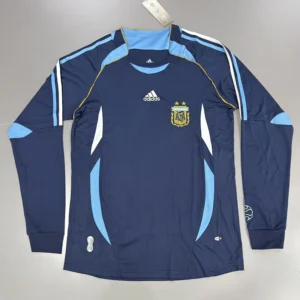 Argentina 2006/07 Retro Away Long Sleeve Jersey Fan Version - Front View Argentina 2006/07 Retro Away Long Sleeve Jersey Fan Version - Front View | KFCOOL