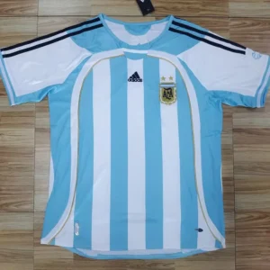 Argentina 2006/07 Retro Home Jersey Fan Version - Front View Argentina 2006/07 Retro Home Jersey Fan Version - Front View | KFCOOL