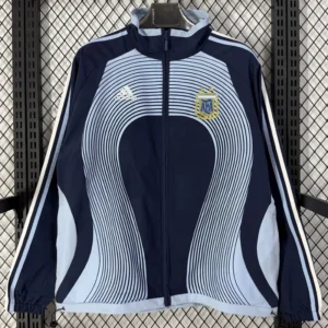 Argentina 2006/07 Retro Royal Blue Windbreaker - Front View Argentina 2006/07 Retro Royal Blue Windbreaker - Front View | KFCOOL