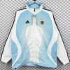 Argentina 2006/07 Retro White Blue Windbreaker - Front View | KFCOOL