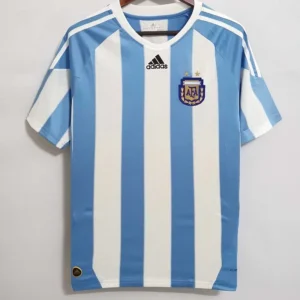 Argentina 2010/11 Retro Home Jersey Fan Version - Front View Argentina 2010/11 Retro Home Jersey Fan Version - Front View | KFCOOL