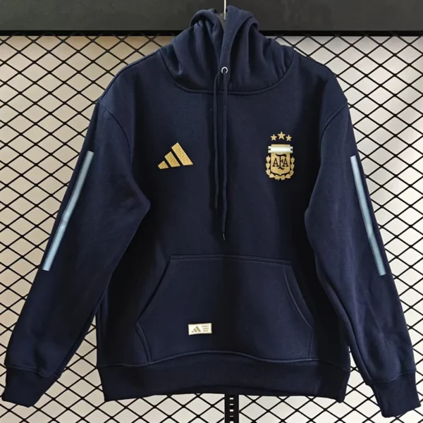 Argentina 2025/26 Royal Blue Hoody - Front View - KFCool – Football Jerseys & Soccer Kits Store Argentina 2025/26 Royal Blue Hoody - Front View | KFCOOL