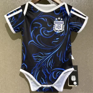 Argentina 2026/27 Away Baby Bodysuit - Front View Argentina 2026/27 Away Baby Bodysuit - Front View | KFCOOL