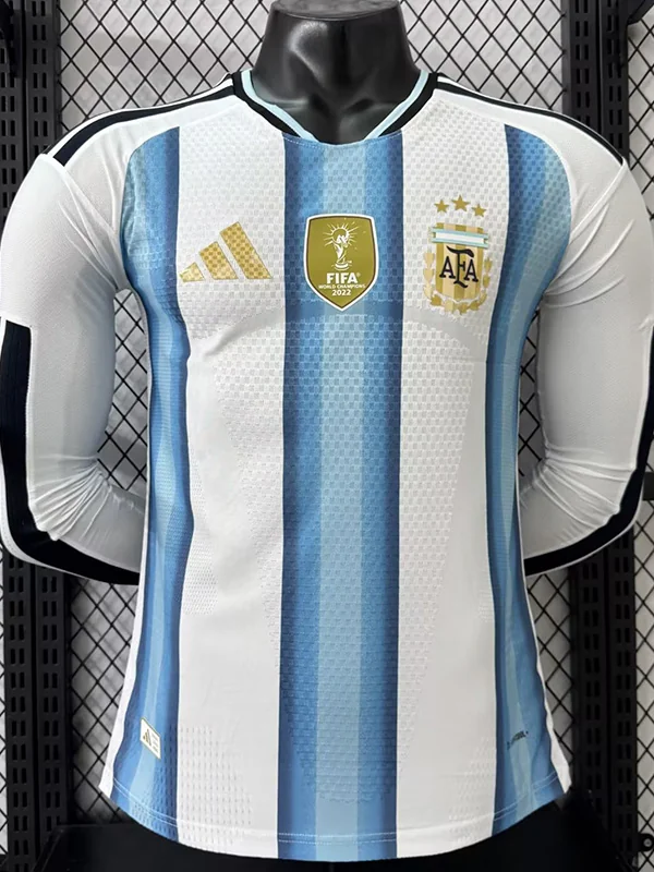 Argentina 2026/27 Home Long Sleeve Jersey Player Version - Back View | KFCOOL