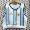 Argentina 2026/27 Home Sleeveless Women Yoga Vest - Front View | KFCOOL