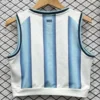 Argentina 2026/27 Home Sleeveless Women Yoga Vest - Back View | KFCOOL