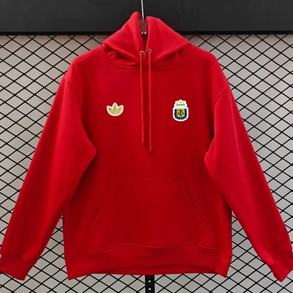 Argentina 2026/27 Red Hoody - Front View | KFCOOL