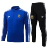 Argentina 2026/27 Blue Half Pull Tracksuit - Front View | KFCOOL