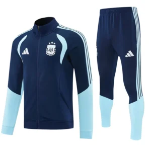 Argentina 2026/27 Royal Blue Jacket Tracksuit - Front View | KFCOOL