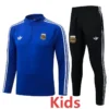 Argentina 2026/27 Kids Half Pull Tracksuit - Front View - KFCool – Football Jerseys & Soccer Kits Store Argentina 2026/27 Kids Half Pull Tracksuit - Front View | KFCOOL
