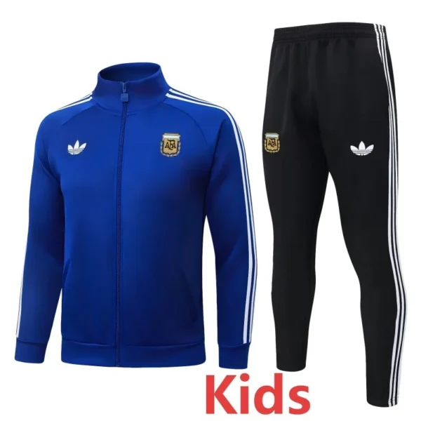 Argentina 2026/27 Blue Kids Jacket Tracksuit - Front View - KFCool – Football Jerseys & Soccer Kits Store Argentina 2026/27 Blue Kids Jacket Tracksuit - Front View | KFCOOL