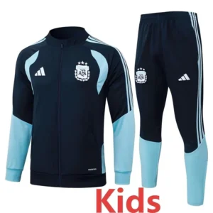 Argentina 2026/27 Royal Blue Kids Jacket Tracksuit - Front View Argentina 2026/27 Royal Blue Kids Jacket Tracksuit - Front View | KFCOOL
