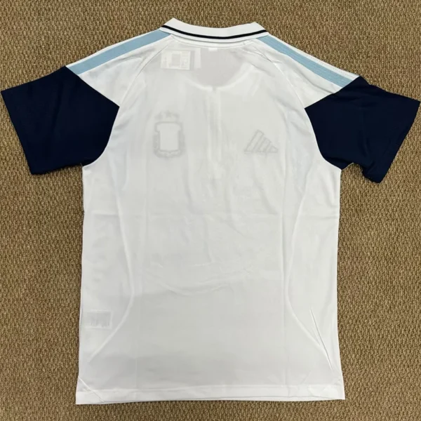 Argentina 2026/27 White Polo Shirt - Back View | KFCOOL