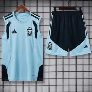 Argentina 2026/27 Sleeveless Shorts - Front View Argentina 2026/27 Sleeveless Shorts - Front View | KFCOOL