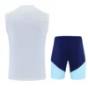 Argentina 2026/27 White Sleeveless Shorts - Back View | KFCOOL