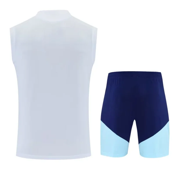 Argentina 2026/27 White Sleeveless Shorts - Back View | KFCOOL
