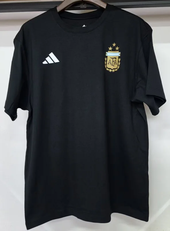 Argentina 2026/27 Black T-Shirt - Front View | KFCOOL