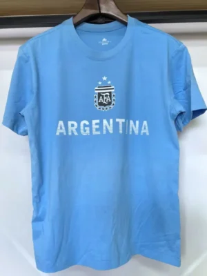 Argentina 2026/27 Blue T-Shirt - Front View Argentina 2026/27 Blue T-Shirt - Front View | KFCOOL