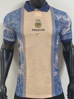 Argentina 2026/27 Blue Special Edition Training Shirt Player Version - Front View | KFCOOL