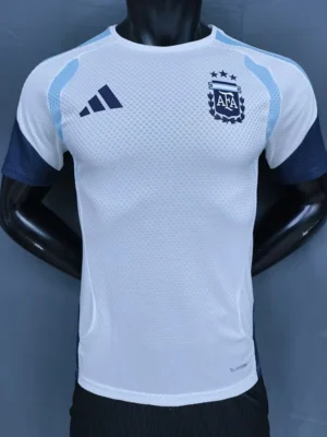 Argentina 2026/27 White Training Shirt Player Version - Front View Argentina 2026/27 White Training Shirt Player Version - Front View | KFCOOL