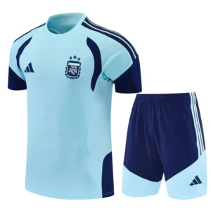Argentina 2026/27 Training Short Suit - Front View Argentina 2026/27 Training Short Suit - Front View | KFCOOL