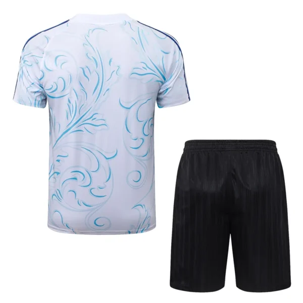 Argentina 2026/27 White Blue Training Short Suit - Back View Argentina 2026/27 White Blue Training Short Suit - Back View | KFCOOL