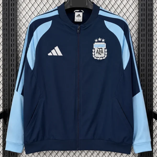 Argentina 2026/27 Blue Windbreaker - Front View | KFCOOL